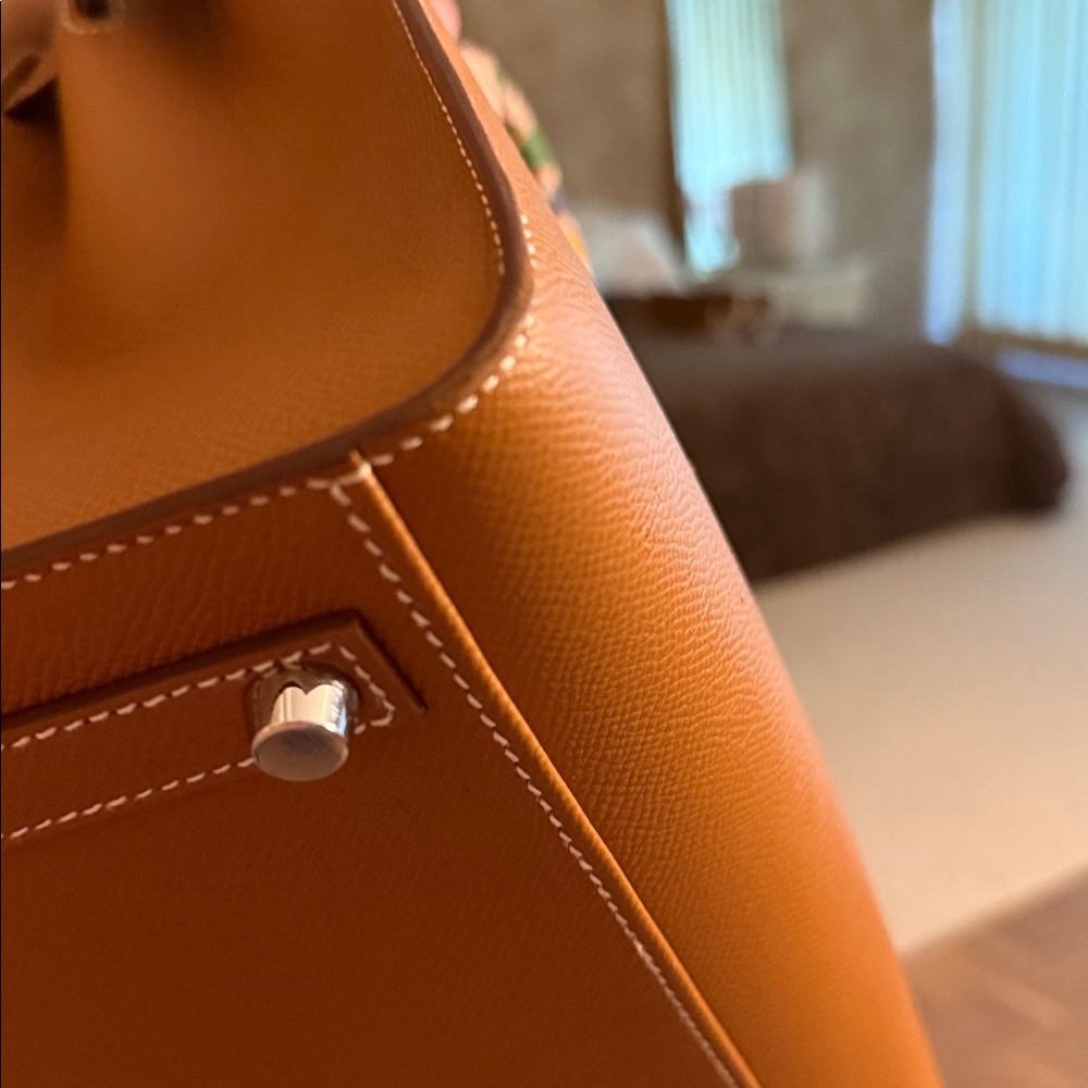 Hermes Birkin 30 gold palladium Sellier Epsom authentic - Picture 10 of 15